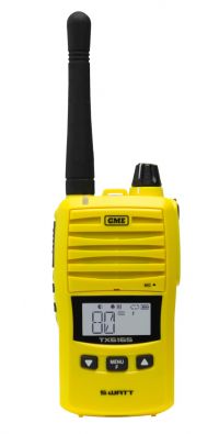 GME TX6160XY YELLOW 5 WATT IP67 UHF CB HANDHELD RADIO