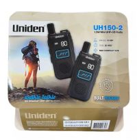 UNIDEN UH150-2 TWIN MINI UHF CB HANDHELD 1.5W 2-WAY RADIO 80CH